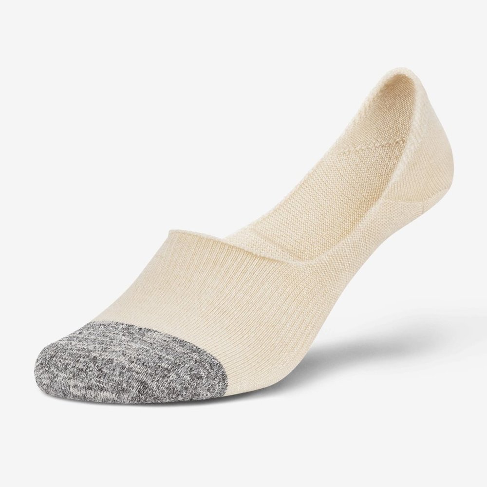 Allbirds Trino Hiders no show sock - Wheat